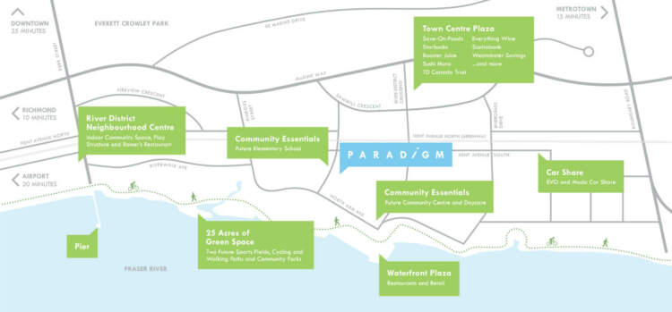 Paradigm River District map